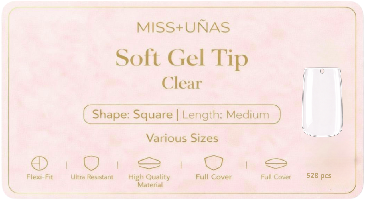 SOFT GEL MEDIUM SQUARE (CLEAR)